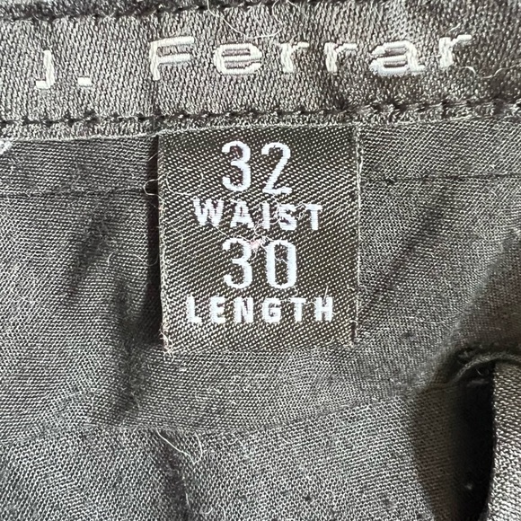 J. FERRAR BLACK PINSTRIPE SUIT PANTS SIZE 32 X 30 - Picture 8 of 9